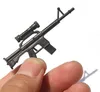 Ücretsiz Kargo 10 Mini Askeri Altı Setleri Küçük Makineli Tüfek Modeli Askeri Statik Model Prop çocuk Tüfek Oyuncak Kum Masa Oyuncak