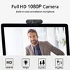 Webcam con microfono, webcam Full HD 1080P, per videochiamate desktop PC laptop, compatibile con Windows 10, 8, 7, XP e Mac OS X