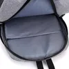 SAGGI SCUOLA Minimalisti zaini neri per ragazzo Backpack laptop impermeabile anti -furto borse da viaggio pacchetto da viaggio per bambini mochila9125925