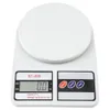 Grosso 10KG / 1g Cozinha Correio LCD Digital Scale Branco