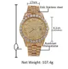 Kwaliteit diamanten horloge automatisch uurwerk waterdicht luxe horloge man 42 mm 316 roestvrij staal Iced Out Watch2758