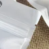 Petit 8*13 cm blanc/clair auto-scellant fermeture à glissière en plastique paquet de détail sac d'emballage Ziplock sac à fermeture éclair paquet de stockage avec trou de suspension