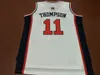 Custom Men Youth Women Vintage USA Team K.Thompson # 11 College Basketball Jersey Storlek S-4XL eller Anpassad något namn eller nummer Jersey