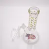 12in Hookah Beaker Modello colorato di vetro Bong Water Pipepe Dabrig con 1 ciotola trasparente inclusa