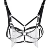 Cadeia de Cadeia Corrente Corrente Bra Bra Goth Punk Sexy Chain Topo Mulheres Corpo Jóias Verão Festival Fashion Rave Outfit