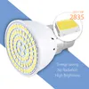 LED電球ライトABS SMD2835 48 60 80 80 80LEDS E27 E14 MR16 GU10ランプ110V 220V暖かい白LEDランプスポットライトスポットライト
