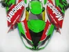 Motorrad-ABS-Kunststoff-Verkleidungssätze für Kawasaki Ninja ZX-6R 2009 2010 2011 2012 Straßenrennen Chinesische Verkleidungen Körperteile ZX-6R ZX636 09-12