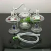 Hot-selling color-pontilhado cogumelo de vidro cigarro chaleira atacado bongs bongs petróleo tubulações de água tubulações plataformas fumar grátis shippp