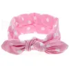 Girl Baby Wave Point Cotton Turban Twist Horn Headband Head Wrap Twisted Knot Soft Hair Band Headbands Headwrap 8style