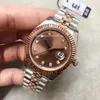 Top fabrieksverkoop 36MM roségouden herenhorloge met wijzerplaat Datum serie m126331 Hoge kwaliteit originele mechanische datum gewoon W338j