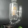 Recycler glass hookah accessories vaporizer with tree perc 8.5 inches high (GB-336)