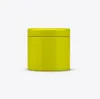 47x45mm Mini Small Tea Caddy Metal Tin Förvaringslåda Candy Case Organizer Box 5 Färger LX1555