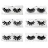 25mm Lashes Wholesale Mink Eyelashes 3d Mink Lashes Bulk Makeup Eyelashes 25mm Long Fake Eyelash cilios maquillaje