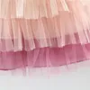 İlkbahar Yaz 2019 Kız Doğum Günü Elbise Yenidoğan Bebek Yaz Prenses Cupcake Çizgili Yay Kollu Elbiseler Bebek Kız Giyim