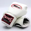 Toptan Satış - Toptan-12 14Oz İkizler Eldiven Boks Eldivenleri Deri PU Sanda Sandbag Eğitim Siyah Boks Eldiveni Erkek Kadın Guantes Muay Thai