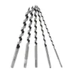 5PCS / set 230mm Long Auger Drill Hexagonal Handtag Träbearbetningsborr Bor Bit High QualitySet Electric Tool