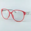 Simple And Beauty Lady Decorative Glasses Big Simplicity Frame With Clear Lenses 9 Colors Free Ship