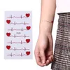 Neue EKG Temporäre Tattoo Männer Und Frauen Liebe Tattoos Sexy Produkte Wasserdichte Einweg Tattoo Aufkleber Um Die Narbe abzudecken