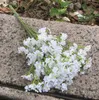 Flores artificiais elegantes Babysbreath Flowers Artificial White Gypophila Fake Silk Flor Plant Home Wedding Party Decorationfp15853555