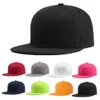 Unisex mannen vrouwen verstelbare honkbal pet hiphop hoeden multi color snapback sport caps
