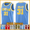 러셀 0 Westbrook Reggie 31 밀러 UCLA NCAA Miller Jersey 농구 캠퍼스 베어 Ucla 유니폼 에이스