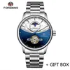 Forsiner Automatic Mechanical Men Wristwatch Sport Horloge masculine Top Gold Steel Man Watch 81795418355