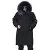 Jaqueta de inverno quente homens grossos veludo quente jaquetas parkas hombre homens com capuz jaqueta longo trincheira casaco US tamanho xs-xl