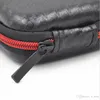 EVA Fiber Black Zipper Earbuds rígido Headphone armazenamento caso Carrying Bag Bolsa de cartão SD Segure fone Box Portátil Carry Headset Tampa quente