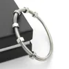 Modemarke 2017 Die neuesten 6 Schrauben Armband Titanium Stahl Damen Männlich und weibliches Paar Fadenliebe Armbandbanlge für Frauen9562692