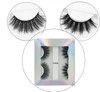 Epacket Nya hela fransar Förpackningsbox Billiga 3D Mink Eyelashes 2 Par Privatetikett Custom Eyelash 6666088684