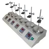 6 Heads Multi unit units Digital Thermostatic Magnetic Stirrer Hotplate mixer 110V or 220V