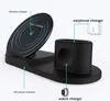 3 in 1 10W Fast Wireless Charger Dock Fast Charging Stand For iPhone 11 X XR XS Max Watch 1/2/3/4 Earphone Samsung S10 note 10 plus