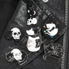 Bruxa Mística Gato Esmalte Pino Lua e Estrelas Cat Badge Broche Lapel Pins Denim Jeans Camisa Bolsa Punk Jóias Presente para amigos