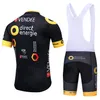 6 pçs conjunto completo equipe 2020 direto camisa de ciclismo 20d bicicleta shorts ropa ciclismo verão secagem rápida pro ciclismo maillot bottoms wear273w