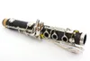 Ny professionell klarinett Bakelite Body Nickel Plated BB Key 17 Key Two Barrels Inget varumärke