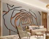 3d papier ścienny do salonu niestandardowe zdjęcie metalowe mozaika abstrakcyjny kwiat tło ściana salon sypialnia tapeta
