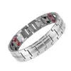WelMag Fashion Jewelry Healing FIR Magnetic Bracelets Titanium Bio Energy Bracelet For Men Blood Pressure Accessory Wristband302O