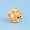 Ny lyxig 18K Gul Gold Bees Honeycomb CHARM SET ORIGINAL BOX FÖR PANDORA 925 Sterling Silver DIY Bracelet Charms Smycken Tillbehör