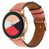 20mm Snabbt släppt Watch Band för Samsung Galaxy Watch Active 2 40mm 44mm Leather Strap Armband Bands5646291