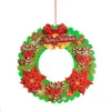 Christmas Decorations 3D Paper Garland Pendant Window Wall Decoration Wreath For Home Ornaments1