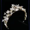 Fleurs de luxe mariage diadème de mariée strass casque cristal bandeaux de mariée accessoires de cheveux papillon soirée mariée couronne