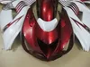 Chinesisches Spritzguss-Verkleidungsset für Kawasaki Ninja ZX-14 2006 2007 2008 ZX14R 06 07 08 ZX-14R rot-weißes Motorrad ABS-Kunststoff-Verkleidungsteile