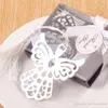 Fournitures de mariage signet en métal creux en acier inoxydable aigle signet créatif fête de vacances petits cadeaux emballage de boîte-cadeau