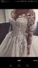 2019 En linje Elegant Bröllopsklänningar Sheer Jewel Neck Lace Appliqued Pearls Country Bridal Gowns Custom Made Beach Wedding Dress