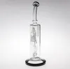 Clear Sturdy Water Pipes Bongs Free Shipping 26cm Tall Oil Rigs Bongs Female Joint 18.8mm Inline Perc Water Bongs