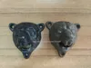 20st Gjutjärn Väggmonterad Öppna öppningsöppning Grizzly Bear Head Beer Soda Cap Bottle Opener Openers Hängare Pub Lodge Kök Verktygsverktyg