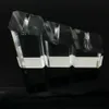 Présentoir de bagues en acrylique, ensemble de 3 tailles, présentoir de bijoux transparent p074204P, 1 lot
