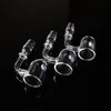 2019 NEW QUARTZ BANGAR Nail With Round Buttom 14mm 18mm Kvinna Male Joint Tjock Kvarts Nails Oil Dab Rigs för glas Bong