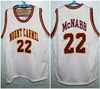 Donovan McNabb #22 Mount Carmel High School Retro Basketball Jersey Mens Ed Número personalizado Nome das camisas