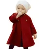 Baby Girl Clothes Ins Winter Teench Coats Kids Designer Kurtki Niemowląt Długi Rękaw Przycisk Płaszcz Dust Dzieci Moda Odzież wierzchnia Odzież B6016